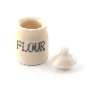 Glazed Flour Crock