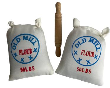 Flour Bags & Rolling Pin