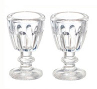 Goblet Style Wine Glasses Pair