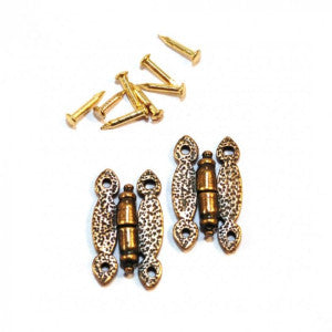 Antique Ornate Hinges pk 2