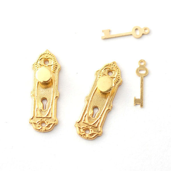 Door Knobs With Fancy Key Plate