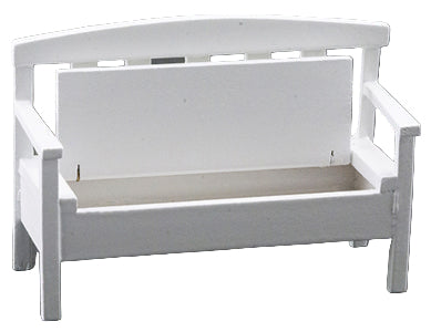 Garden Bench White