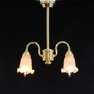 Double Tulip Ceiling Light