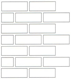 Stencil Sheet New Brick