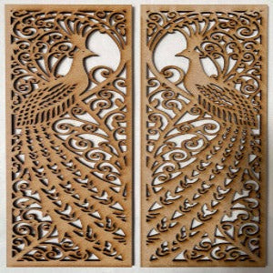 Peacock Panel 1 pc