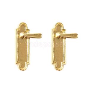 Door Handle With Plain Key Plate