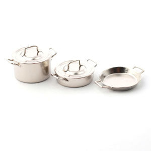 'Chrome Pans' 5pcs