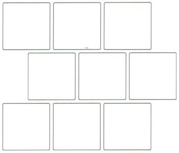 Stencil Sheet Slate Tile