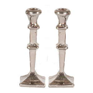 'Silver' Square Candlesticks