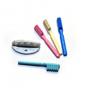 Toothbrushes And Rack