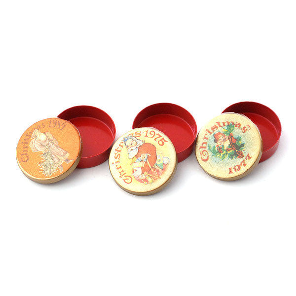 Christmas Tins x 3