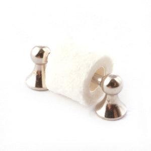 Toilet Roll Holder Silver