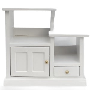 Small Shelf Unit White