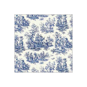 Farm Life Toile Dark Blue