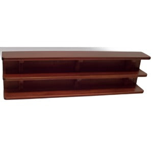 Wall Shelf Twin Mahogany