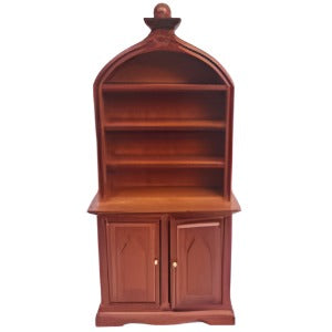 Shelf Unit Domed Top And Detail Brown