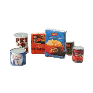 Assorted Groceries Tins and Packets
