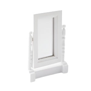 White Swivel Mirror