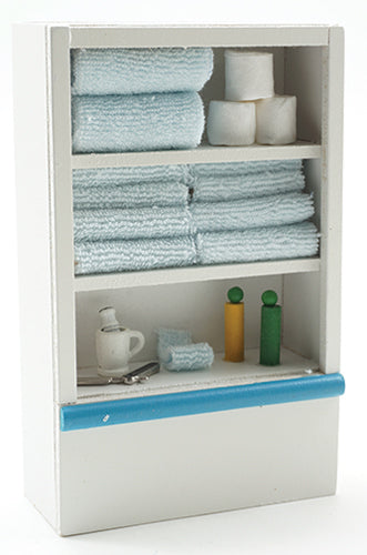 Linen Cupboard With Accessories Blue