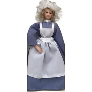 Maid In A Blue Dress