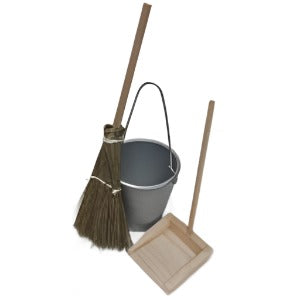 Broom, Bucket And Dustpan