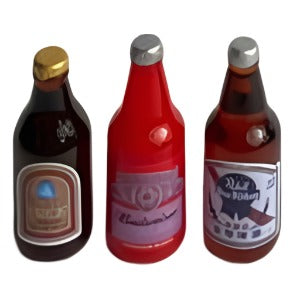 Beer Bottles Set of 3