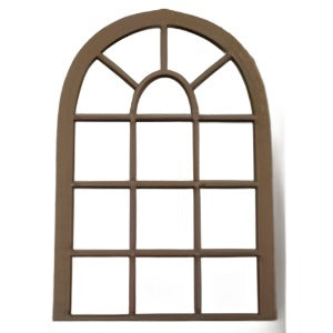 Laser Cut Arched Window With Brick Detail