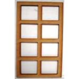 Laser Cut 8 Pane Window