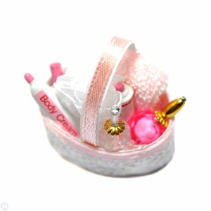 Pink Bath Accessory Basket
