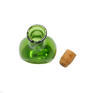 Green Glass Jar With Cork