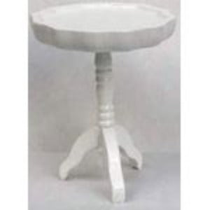 Pie Crust Table White