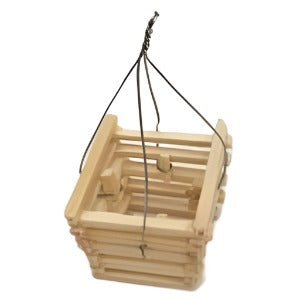 Wooden Hanging Basket