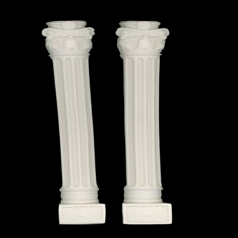 Half Rounded Columns Half Round Columns 1pr – The Little Doll House