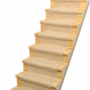 Beige Stair Carpet
