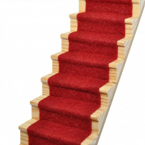 Garnet Red Stair Carpet