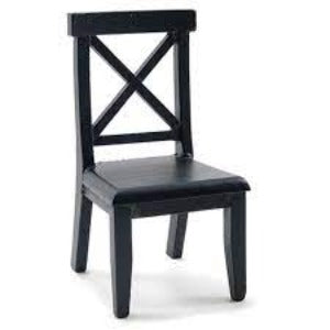 Cross Buck Chair Black