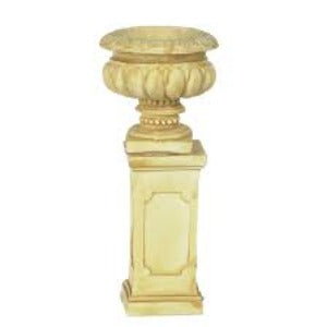 Round Urn With Base