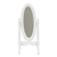 Cheval Mirror White