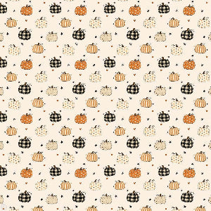Patterned Pumpkin Wallpaper