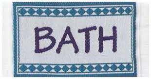 Bath Mat Blue