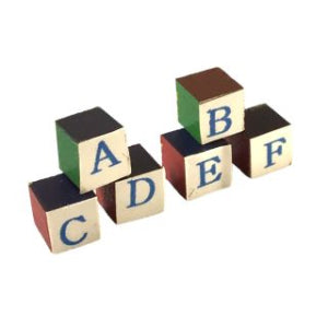 Alphabet Building Blocks