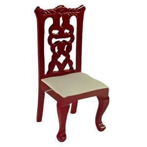 Chair With A Cream Satin Seat