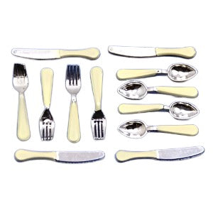 Silver Cutlery Cream Handles