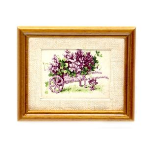 Violets in Wheelbarrow Picture