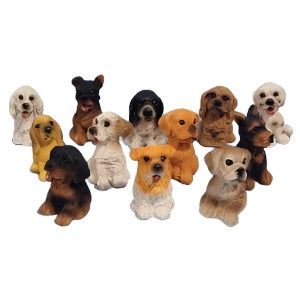 Assorted Sitting Puppies 1pc
