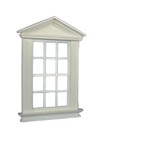 Georgian 12 Pane Window With Pediment