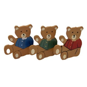 Bear Wall decorations 3pc