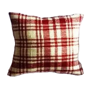 Tartan Red Cushion