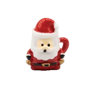 Santa Mug Cookie Jar With Lid