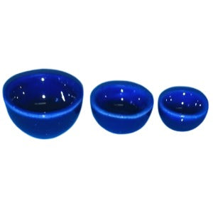 Kitchen Bowls Set of 3 Dark Blue